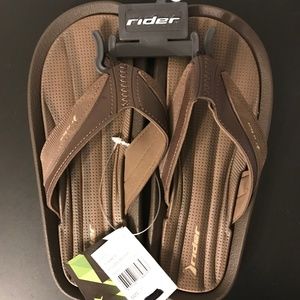 Rider Grendene Brown Mens Sandals Dunas XI Size 7